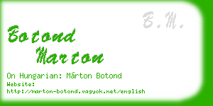 botond marton business card